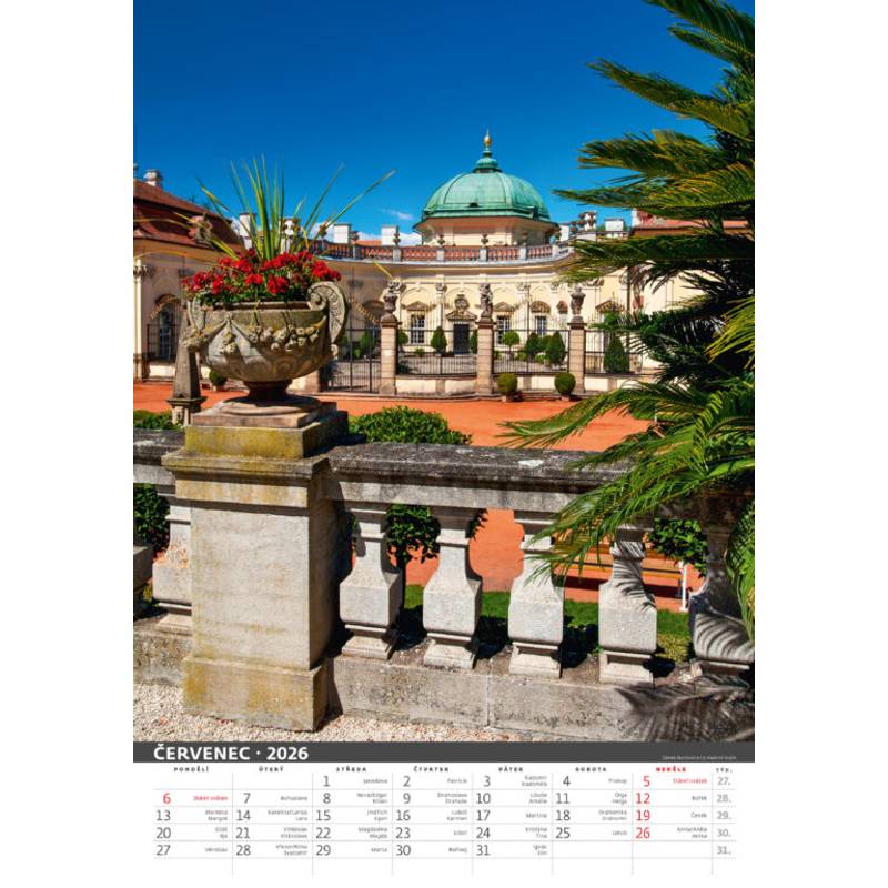Kalendář Naše hrady a zámky, 2026 Kalendář Naše hrady a zámky, 2026