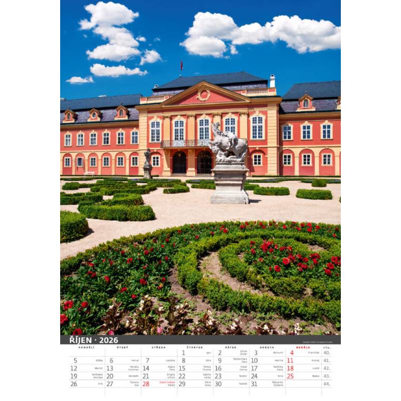 Kalendář Naše hrady a zámky, 2026 Kalendář Naše hrady a zámky, 2026