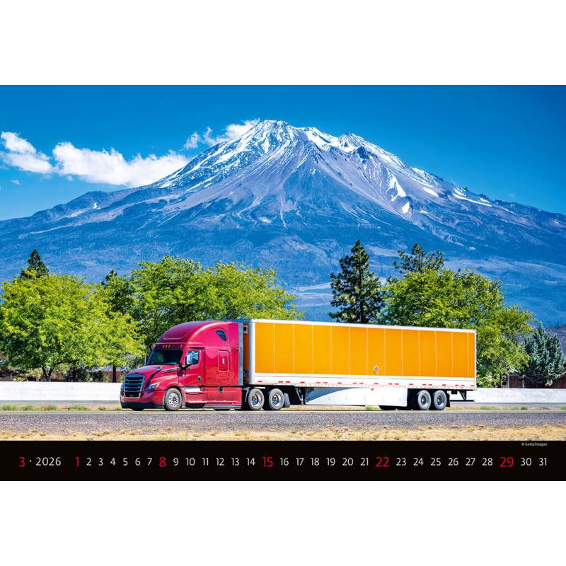 Kalendář Trucks, 2026 Kalendář Trucks, 2026