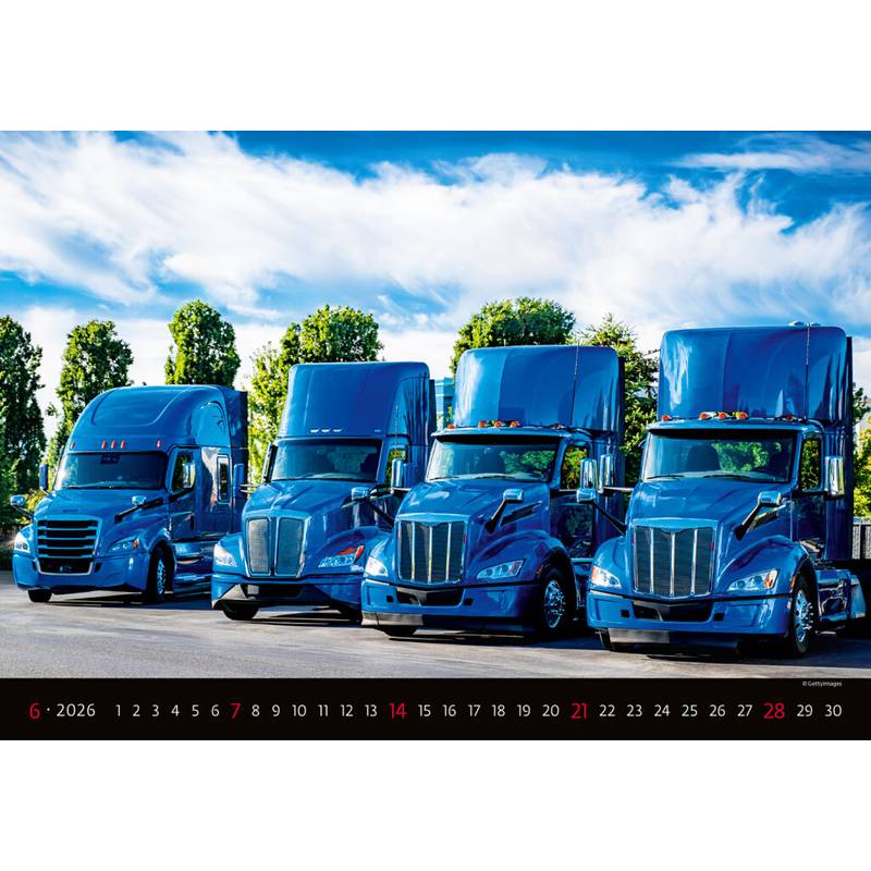 Kalendář Trucks, 2026 Kalendář Trucks, 2026