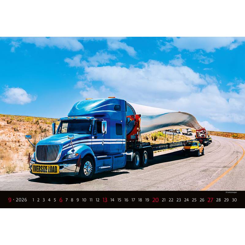 Kalendář Trucks, 2026 Kalendář Trucks, 2026