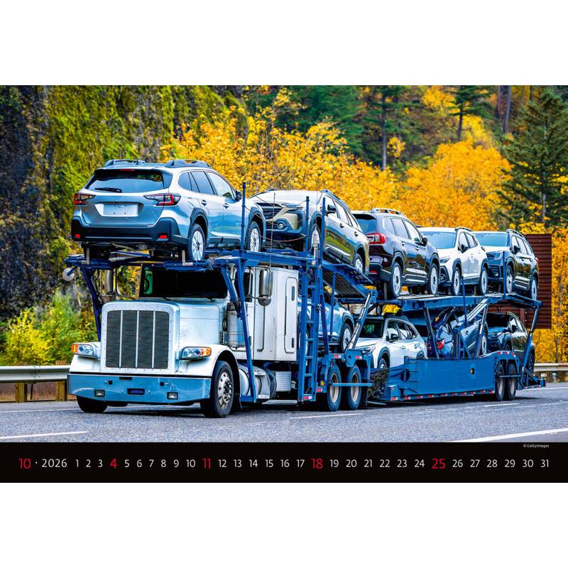 Kalendář Trucks, 2026 Kalendář Trucks, 2026