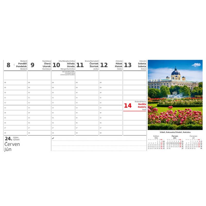 Plánovací kalendár Mestá Európy, 2026 Plánovací kalendár Mestá Európy, 2026