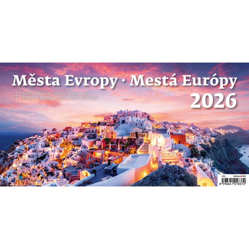 Plánovací kalendár Mestá Európy, 2026 Plánovací kalendár Mestá Európy, 2026