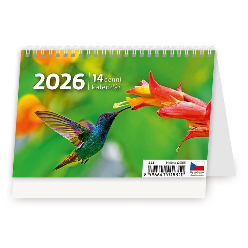 Plánovací MINI 14denní kalendář, 2026 Plánovací MINI 14denní kalendář, 2026