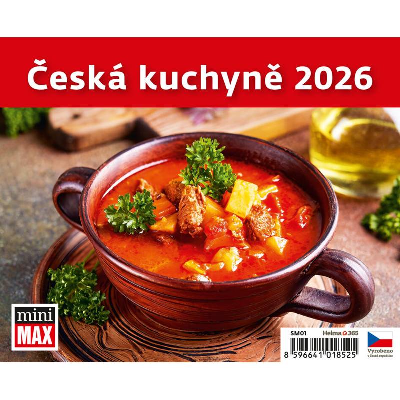 Kalendář Česká kuchyně, 2026 Kalendář Česká kuchyně, 2026