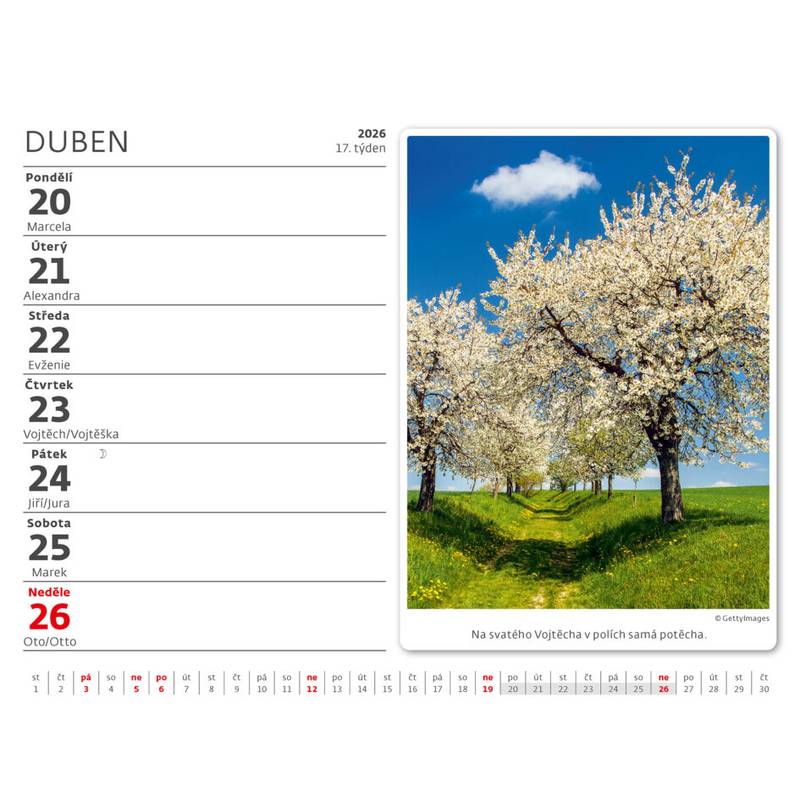 Kalendář Náš venkov, 2026 Kalendář Náš venkov, 2026