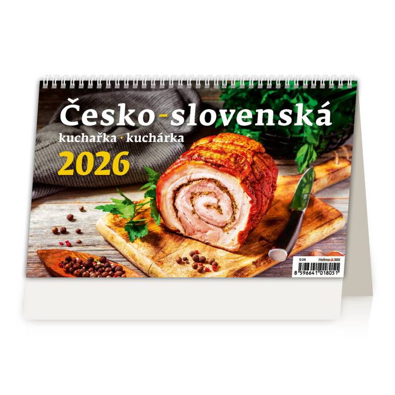 Kalendár Česko-slovenská kuchárka, 2026 Kalendár Česko-slovenská kuchárka, 2026
