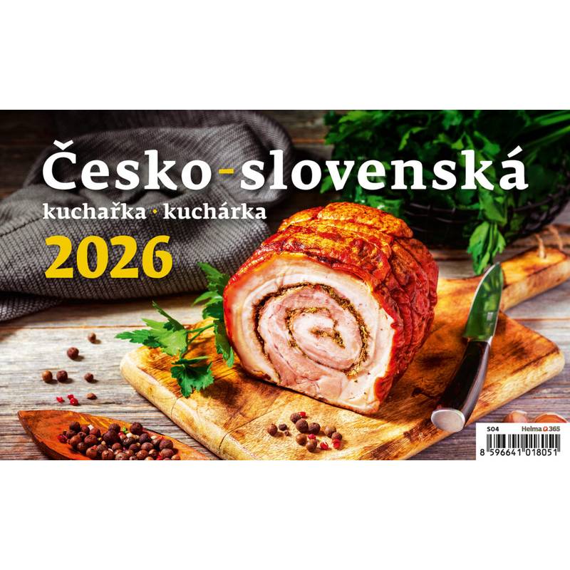 Kalendár Česko-slovenská kuchárka, 2026 Kalendár Česko-slovenská kuchárka, 2026