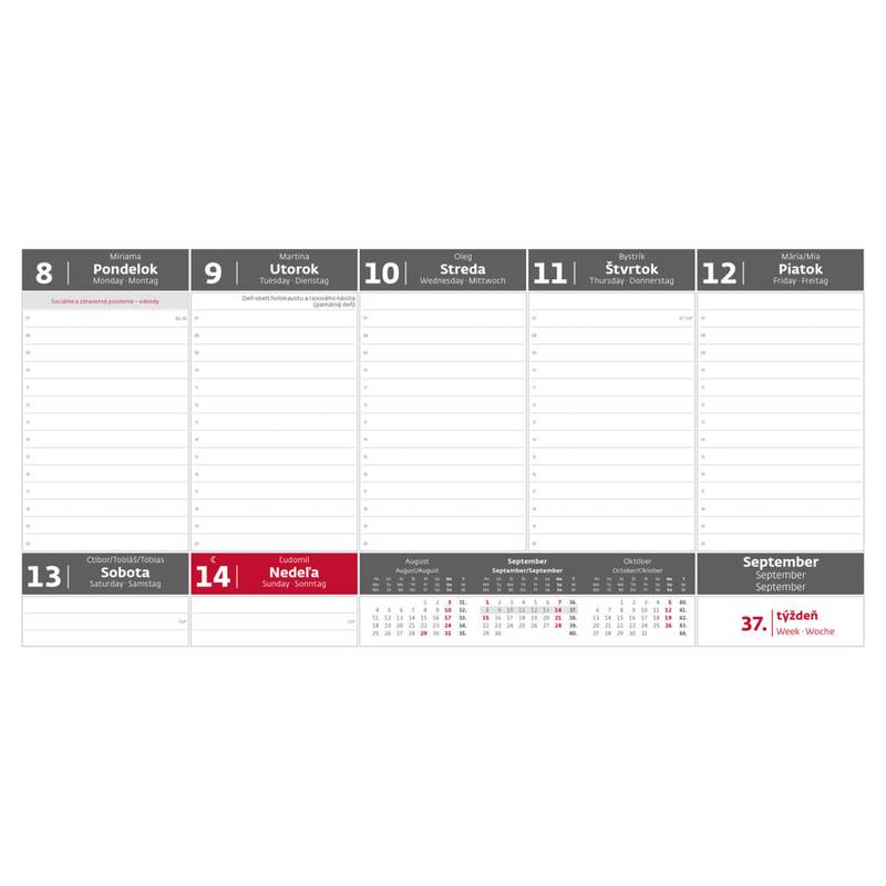 Kalendár Top Manager, 2026 Kalendár Top Manager, 2026