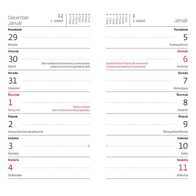 Mesačný diár Napoli design 4, 2026 Mesačný diár Napoli design 4, 2026