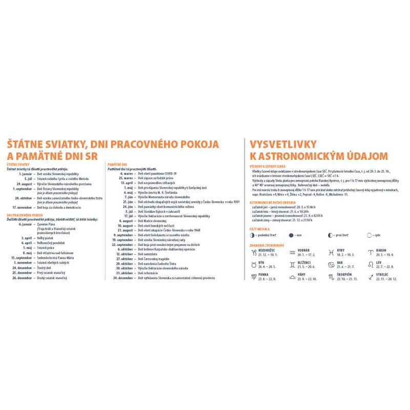 Stolový kalendár Pracovný veľký 2026 Stolový kalendár Pracovný veľký 2026