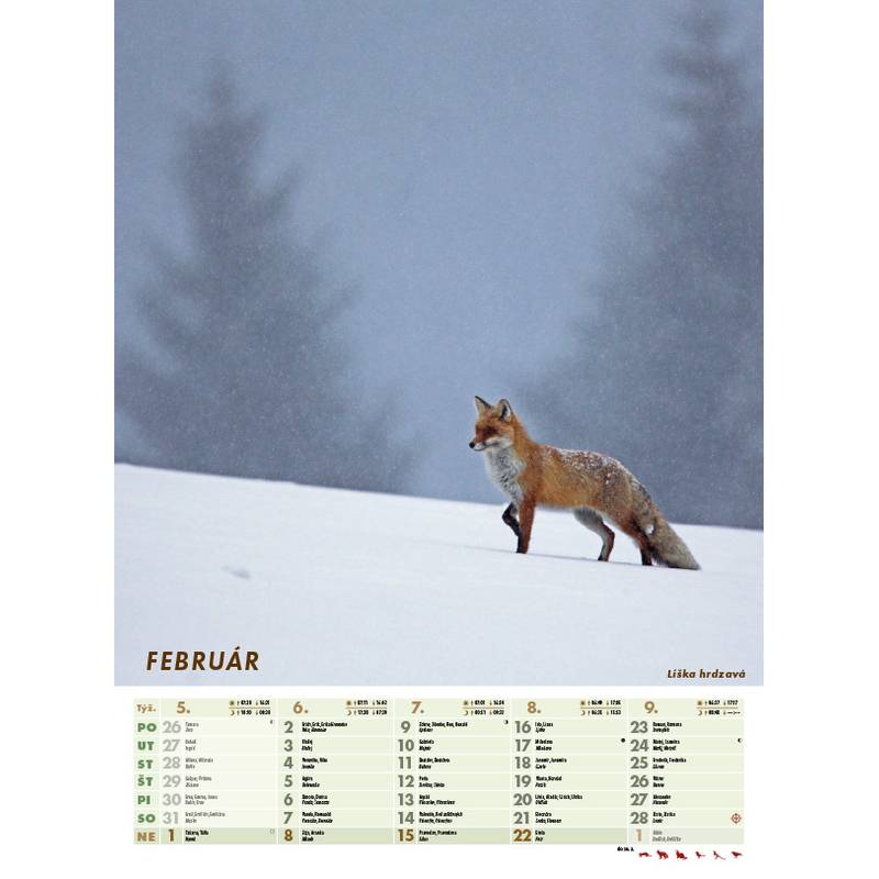 Nástenný kalendár POĽOVNÍK 2026 Nástenný kalendár POĽOVNÍK 2026