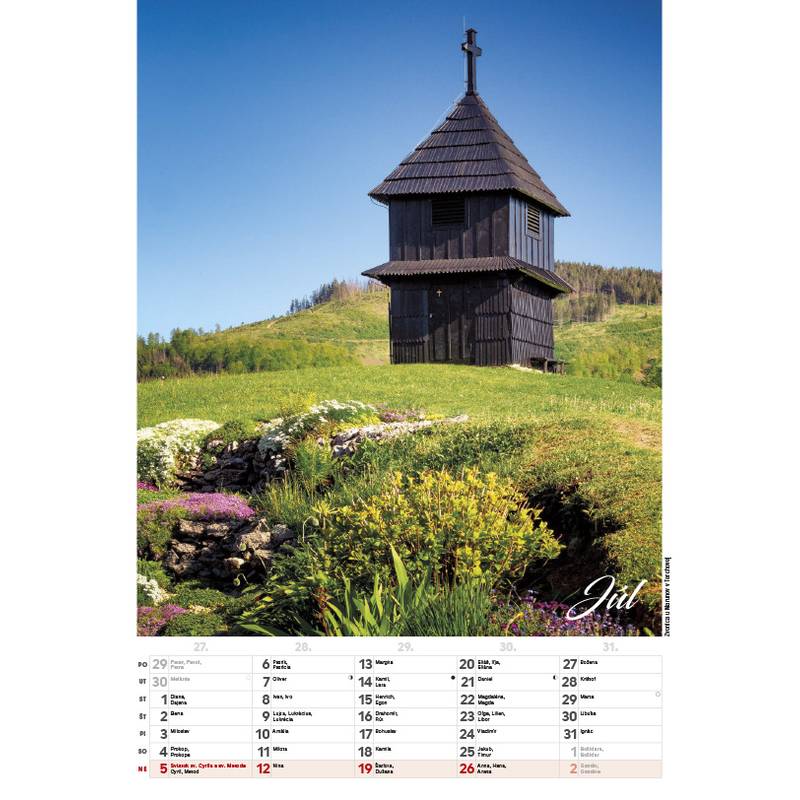 Nástenný kalendár SLOVENSKO 2026 Nástenný kalendár SLOVENSKO 2026