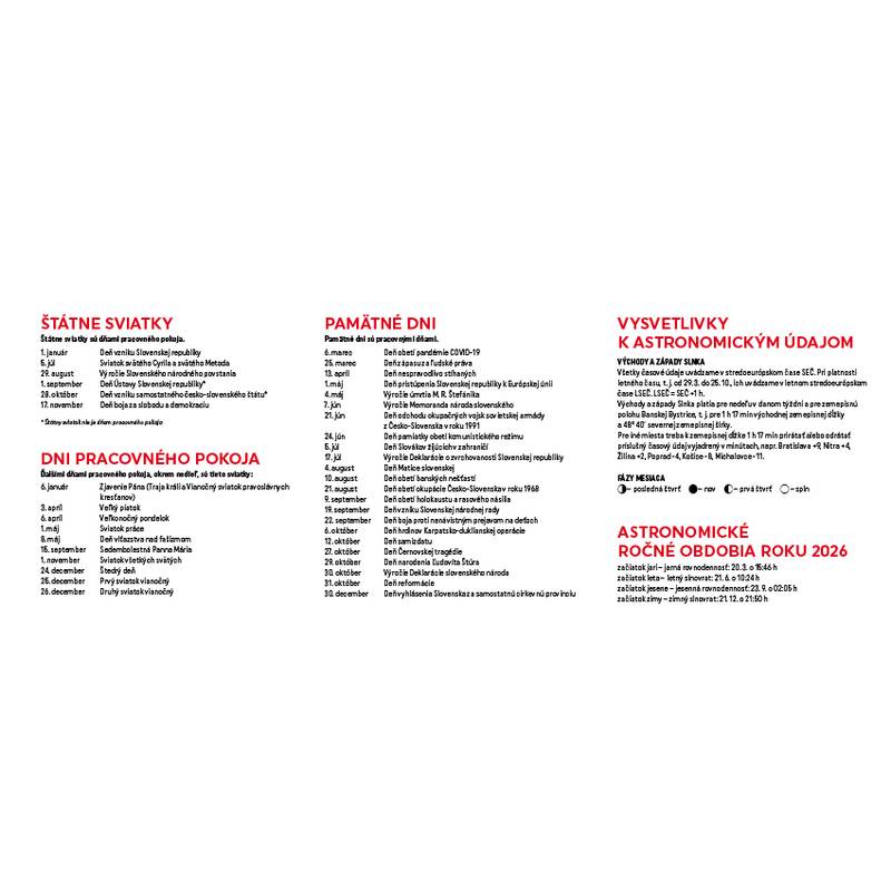 Stolový kalendár Autá 2026 Stolový kalendár Autá 2026