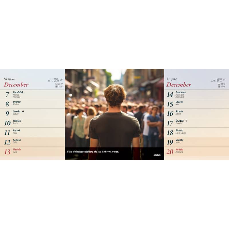 Stolový kalendár Motivačný 2026 Stolový kalendár Motivačný 2026