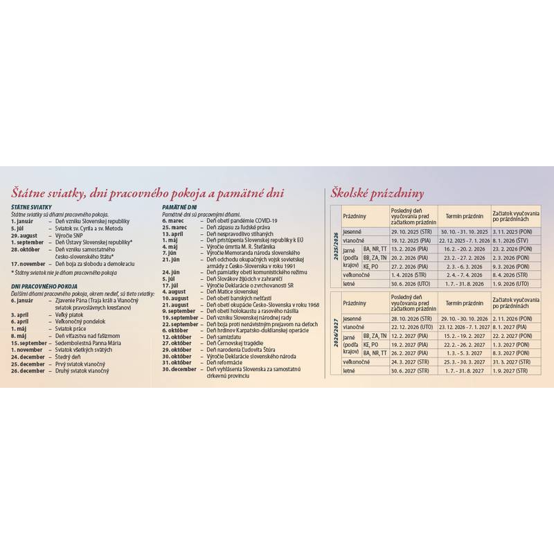 Stolový kalendár Motivačný 2026 Stolový kalendár Motivačný 2026