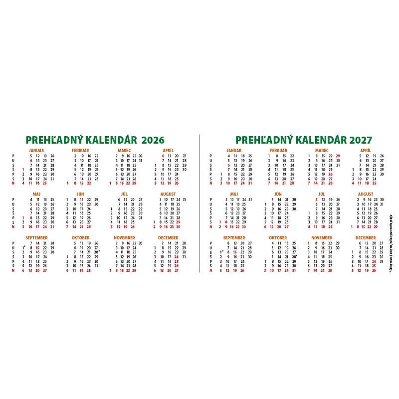 Stolový kalendár Poľovník 2026 Stolový kalendár Poľovník 2026