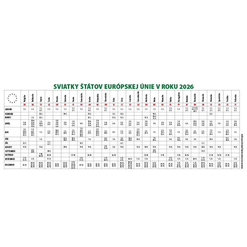 Stolový kalendár Poľovník 2026 Stolový kalendár Poľovník 2026