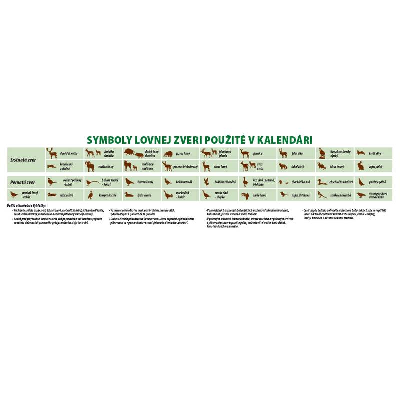 Stolový kalendár Poľovník 2026 Stolový kalendár Poľovník 2026