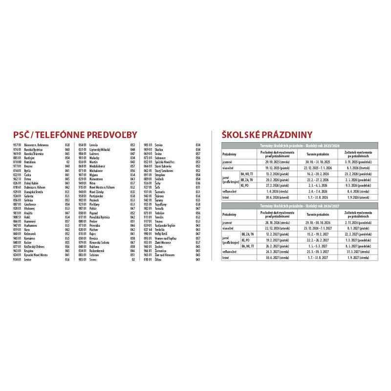 Stolový kalendár Kuchárka 2026 Stolový kalendár Kuchárka 2026