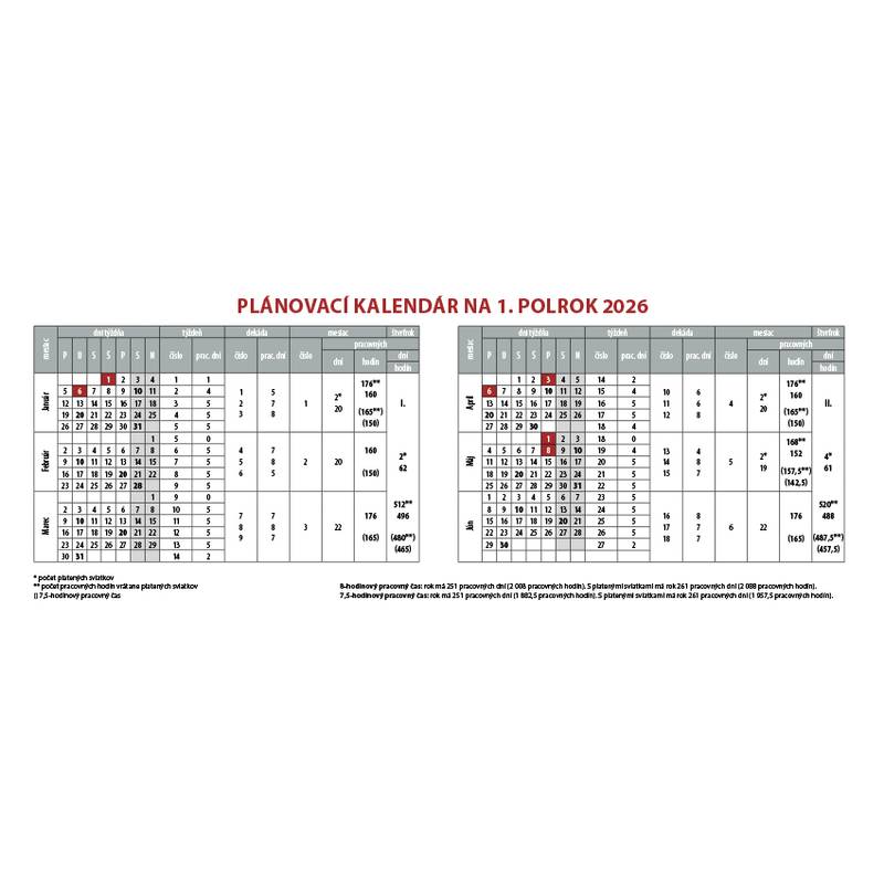 Stolový kalendár Kuchárka 2026 Stolový kalendár Kuchárka 2026