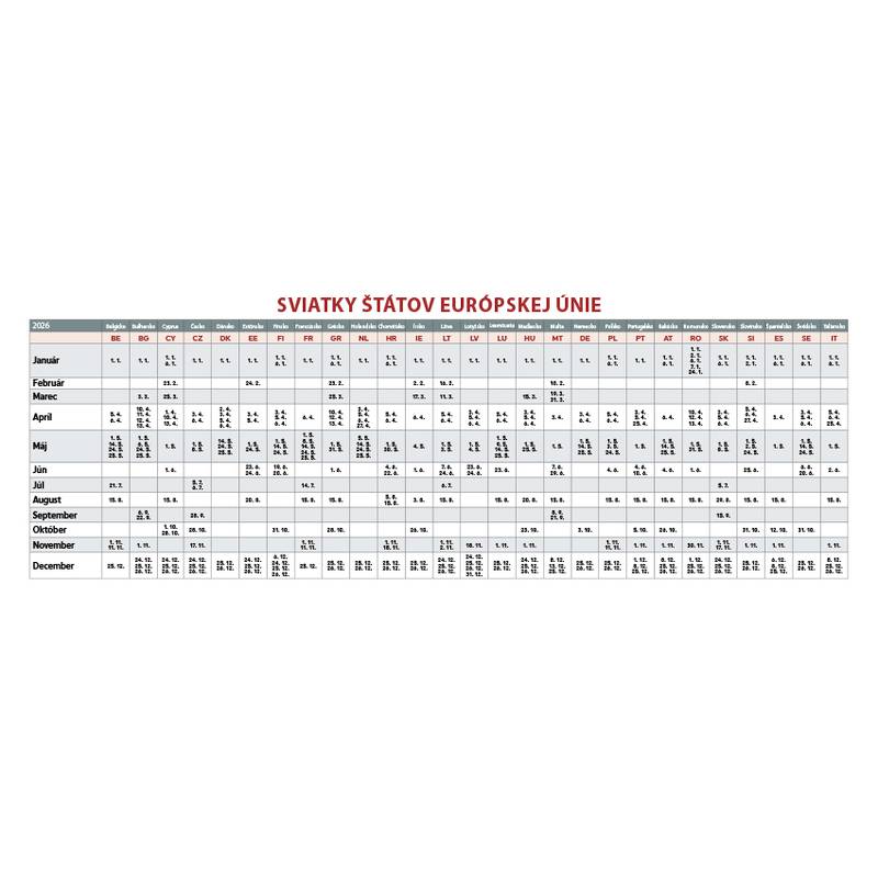 Stolový kalendár Kuchárka 2026 Stolový kalendár Kuchárka 2026
