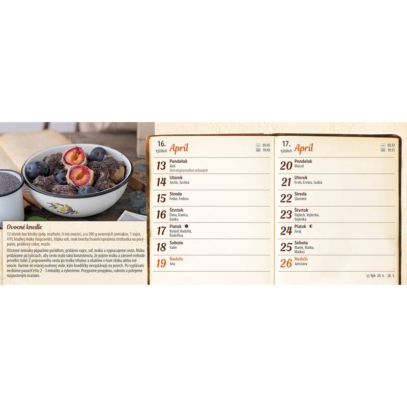 Stolový kalendár Recepty starej mamy 2026 Stolový kalendár Recepty starej mamy 2026