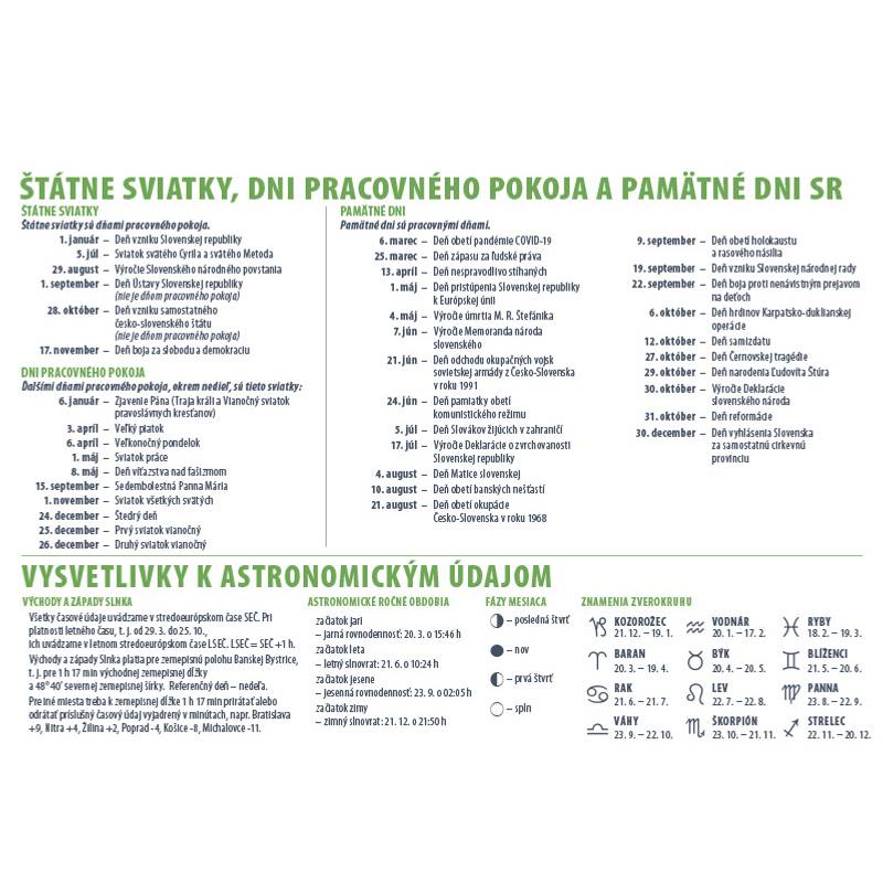 Stolový kalendár Pracovný malý 2026 Stolový kalendár Pracovný malý 2026