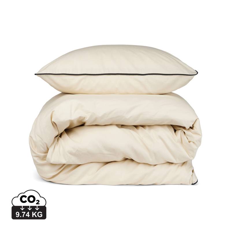 Sada 4ks obliečok VINGA Marston z OSC organickej bavlny, hnedá Beige Sada 4ks obliečok VINGA Marston z OSC organickej bavlny, hnedá Beige