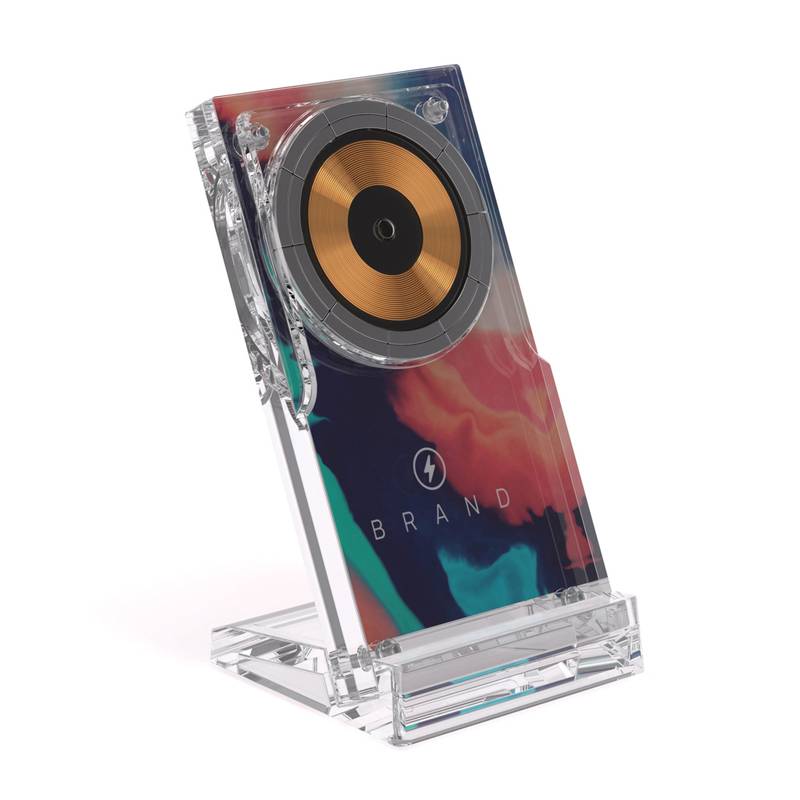 Magnetický bezdrôtový nabíjací stojan Magcharge 15W, transparentná Magnetický bezdrôtový nabíjací stojan Magcharge 15W, transparentná