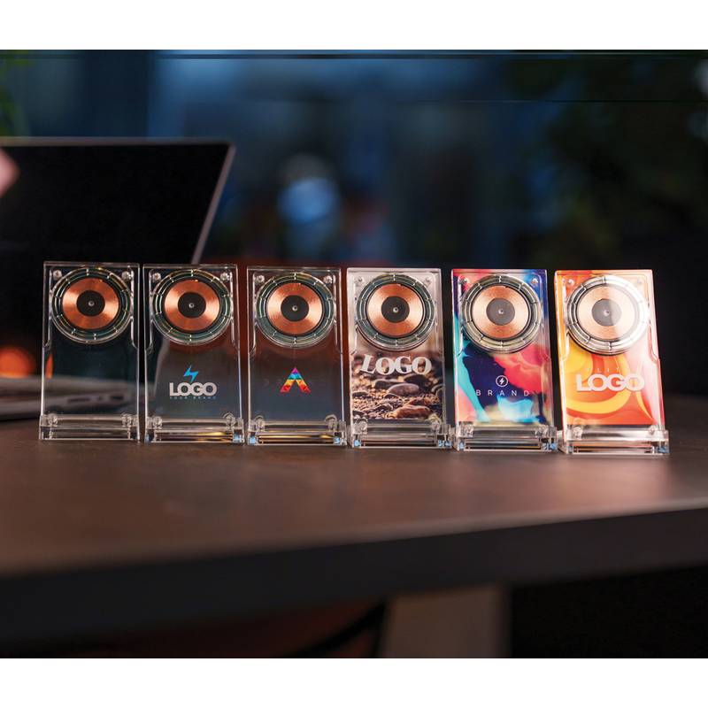 Magnetický bezdrôtový nabíjací stojan Magcharge 15W, transparentná Magnetický bezdrôtový nabíjací stojan Magcharge 15W, transparentná