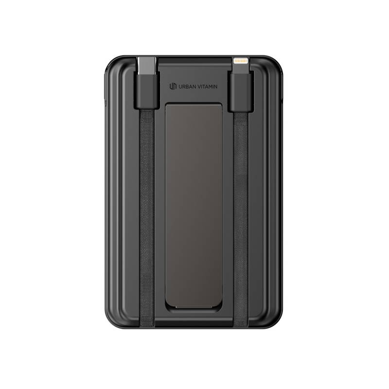 Magnetická powerbanka Urban Vitamin Redwood 5v1 5000mAh 20W, čierna Magnetická powerbanka Urban Vitamin Redwood 5v1 5000mAh 20W, čierna