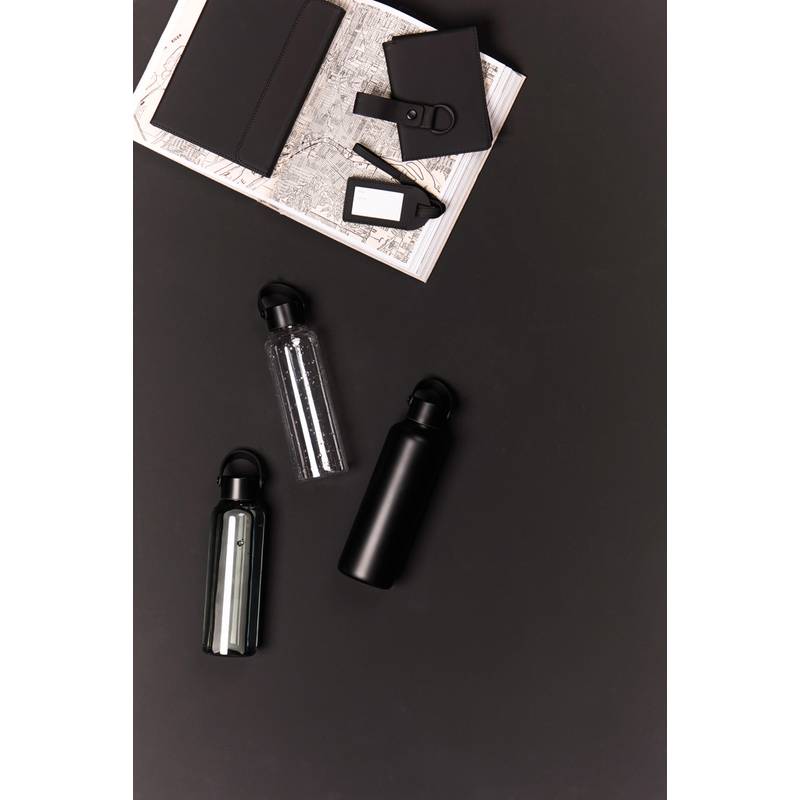 Termo fľaša Baltimore 600 ml z RCS recykl. ocele, čierna Termo fľaša Baltimore 600 ml z RCS recykl. ocele, čierna