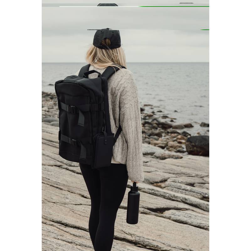 Termo fľaša Baltimore 600 ml z RCS recykl. ocele, čierna Termo fľaša Baltimore 600 ml z RCS recykl. ocele, čierna