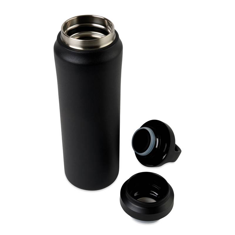 Fľaša na vodu Aviana™ Rowan 470 ml z RCS, čierna Fľaša na vodu Aviana™ Rowan 470 ml z RCS, čierna