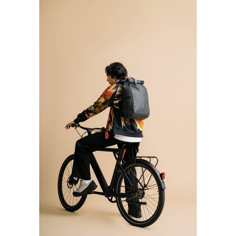 Vodeodolný batoh na bicykel Urban, čierna - sivá Vodeodolný batoh na bicykel Urban, čierna - sivá