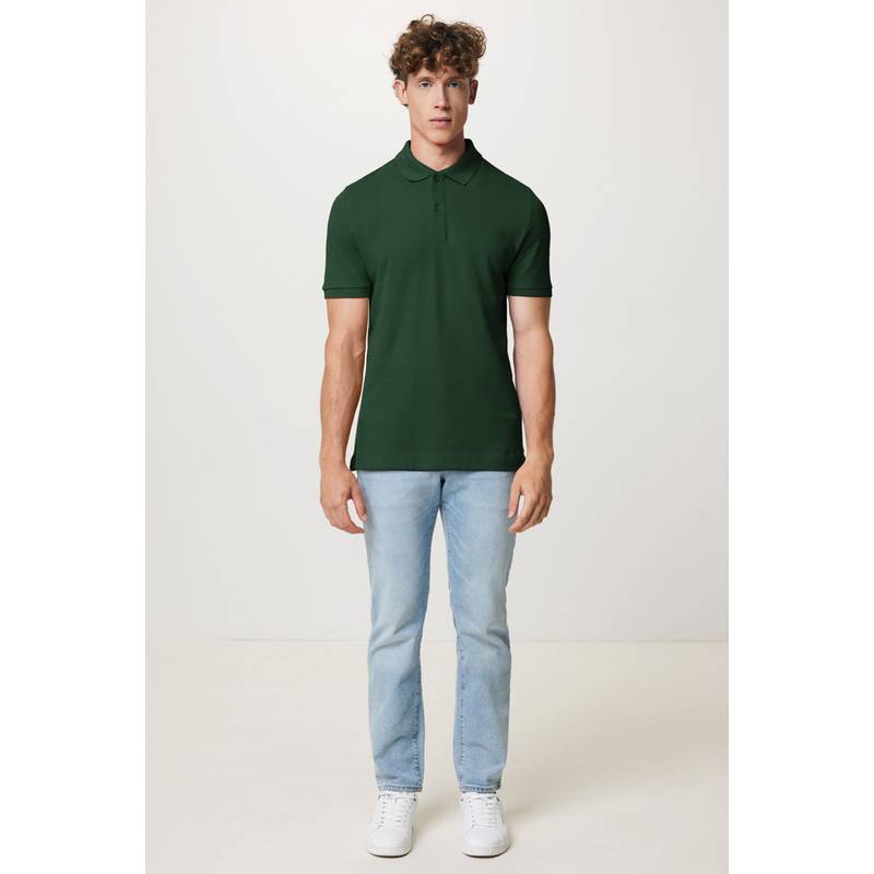 Polo tričko Iqoniq Yosemite z bavlny, zelená forest, M Polo tričko Iqoniq Yosemite z bavlny, zelená forest, M