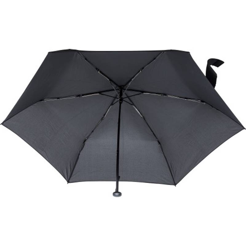 Skládací manuální deštník, průměr 90cm, černý Skládací manuální deštník, průměr 90cm, černý