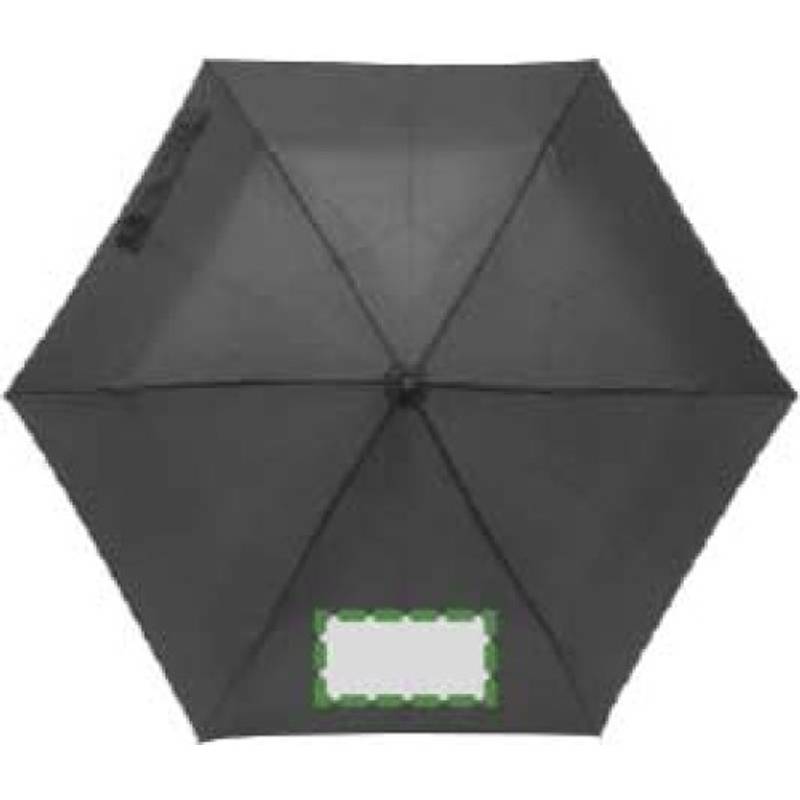 Skládací manuální deštník, průměr 90cm, černý Skládací manuální deštník, průměr 90cm, černý