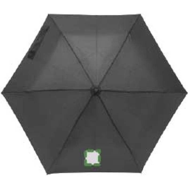 Skládací manuální deštník, průměr 90cm, černý Skládací manuální deštník, průměr 90cm, černý