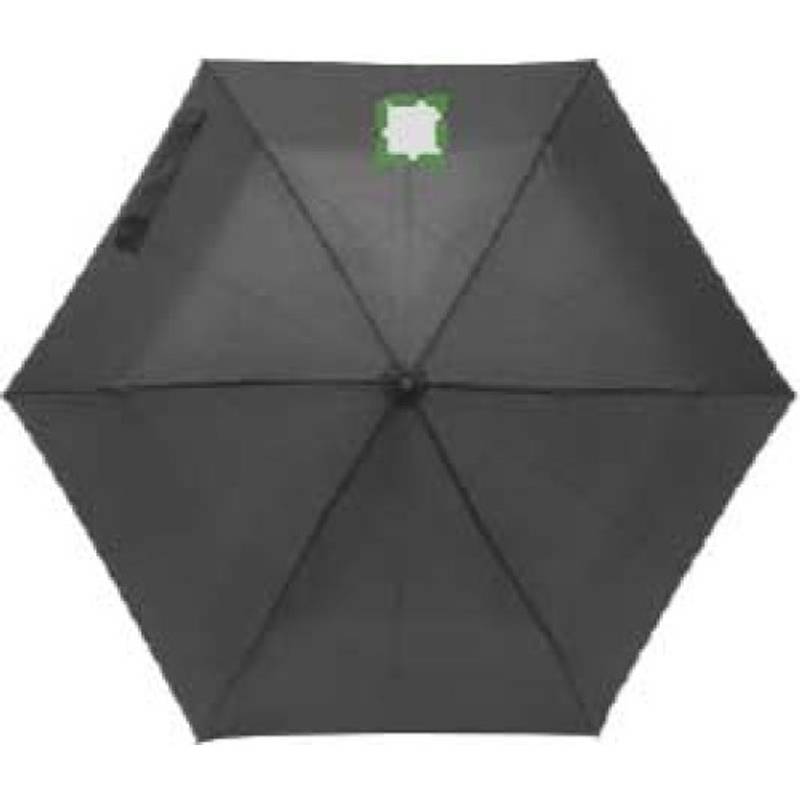 Skládací manuální deštník, průměr 90cm, černý Skládací manuální deštník, průměr 90cm, černý