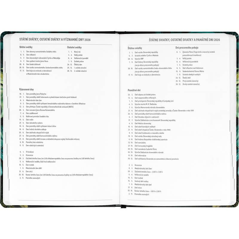 NOTIQUE Špirálový 18-mesačný diár Petito – Monstera 2025/2026, 11 x 17 cm NOTIQUE Špirálový 18-mesačný diár Petito – Monstera 2025/2026, 11 x 17 cm