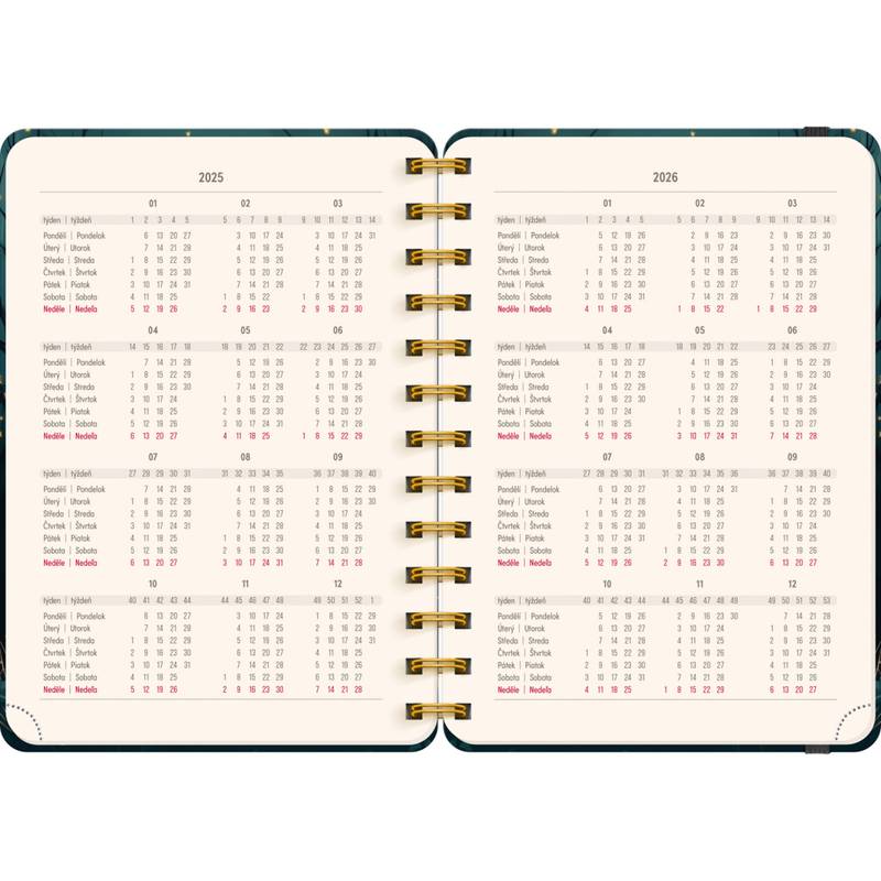 NOTIQUE Spirálový 18měsíční diář Petito – Liška 2025/2026, 13 x 18 cm NOTIQUE Spirálový 18měsíční diář Petito – Liška 2025/2026, 13 x 18 cm