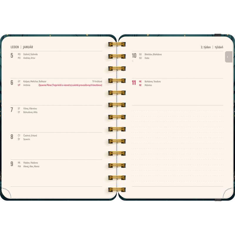 NOTIQUE Spirálový 18měsíční diář Petito – Liška 2025/2026, 13 x 18 cm NOTIQUE Spirálový 18měsíční diář Petito – Liška 2025/2026, 13 x 18 cm