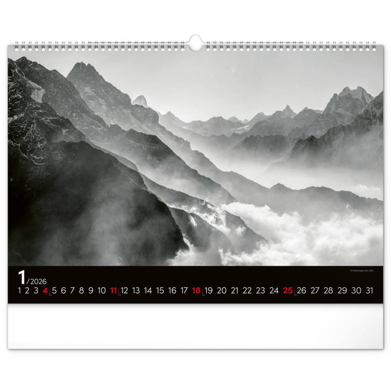 NOTIQUE Nástěnný kalendář Snová krajina 2026, 48 x 33 cm NOTIQUE Nástěnný kalendář Snová krajina 2026, 48 x 33 cm