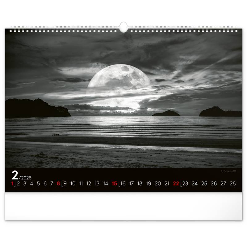 NOTIQUE Nástěnný kalendář Snová krajina 2026, 48 x 33 cm NOTIQUE Nástěnný kalendář Snová krajina 2026, 48 x 33 cm