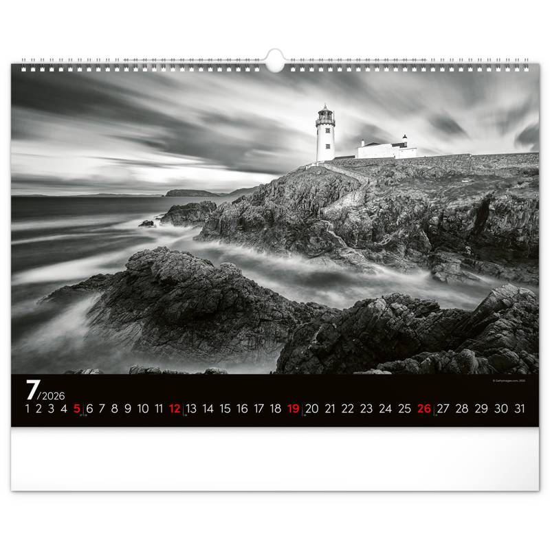 NOTIQUE Nástěnný kalendář Snová krajina 2026, 48 x 33 cm NOTIQUE Nástěnný kalendář Snová krajina 2026, 48 x 33 cm