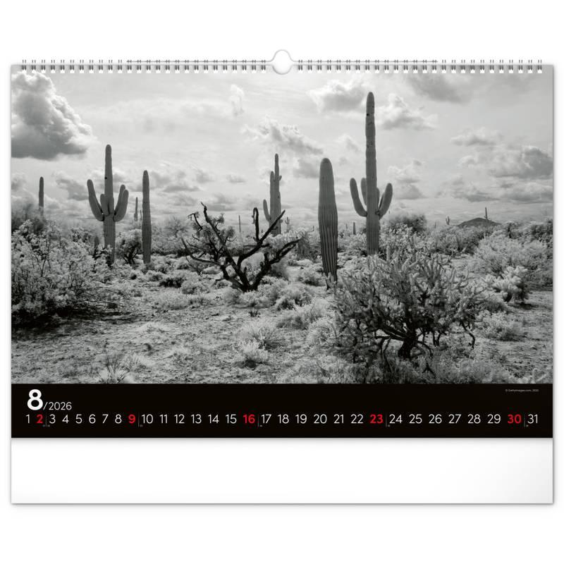 NOTIQUE Nástěnný kalendář Snová krajina 2026, 48 x 33 cm NOTIQUE Nástěnný kalendář Snová krajina 2026, 48 x 33 cm