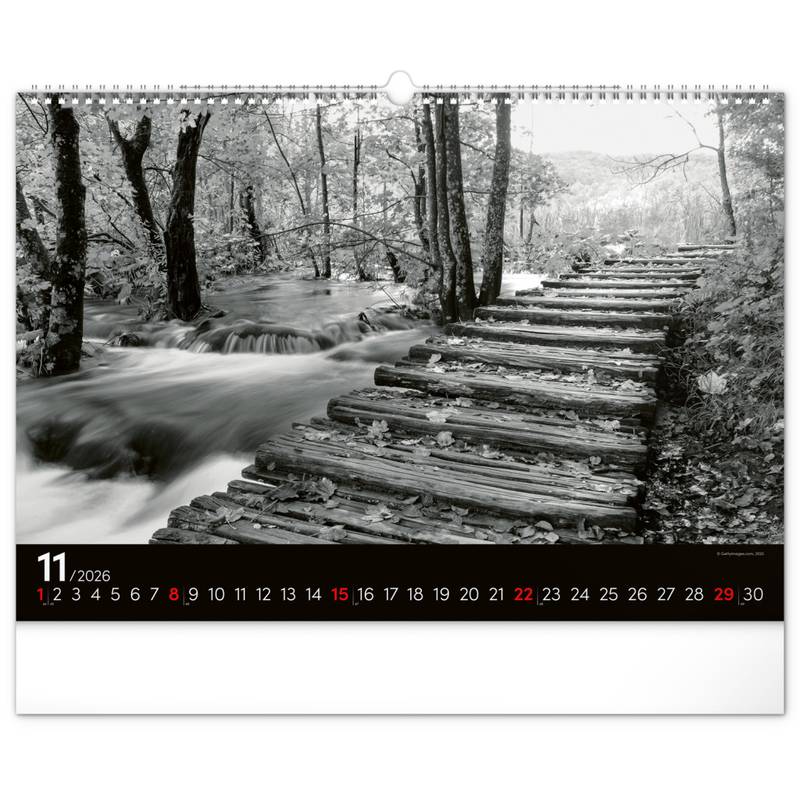 NOTIQUE Nástěnný kalendář Snová krajina 2026, 48 x 33 cm NOTIQUE Nástěnný kalendář Snová krajina 2026, 48 x 33 cm